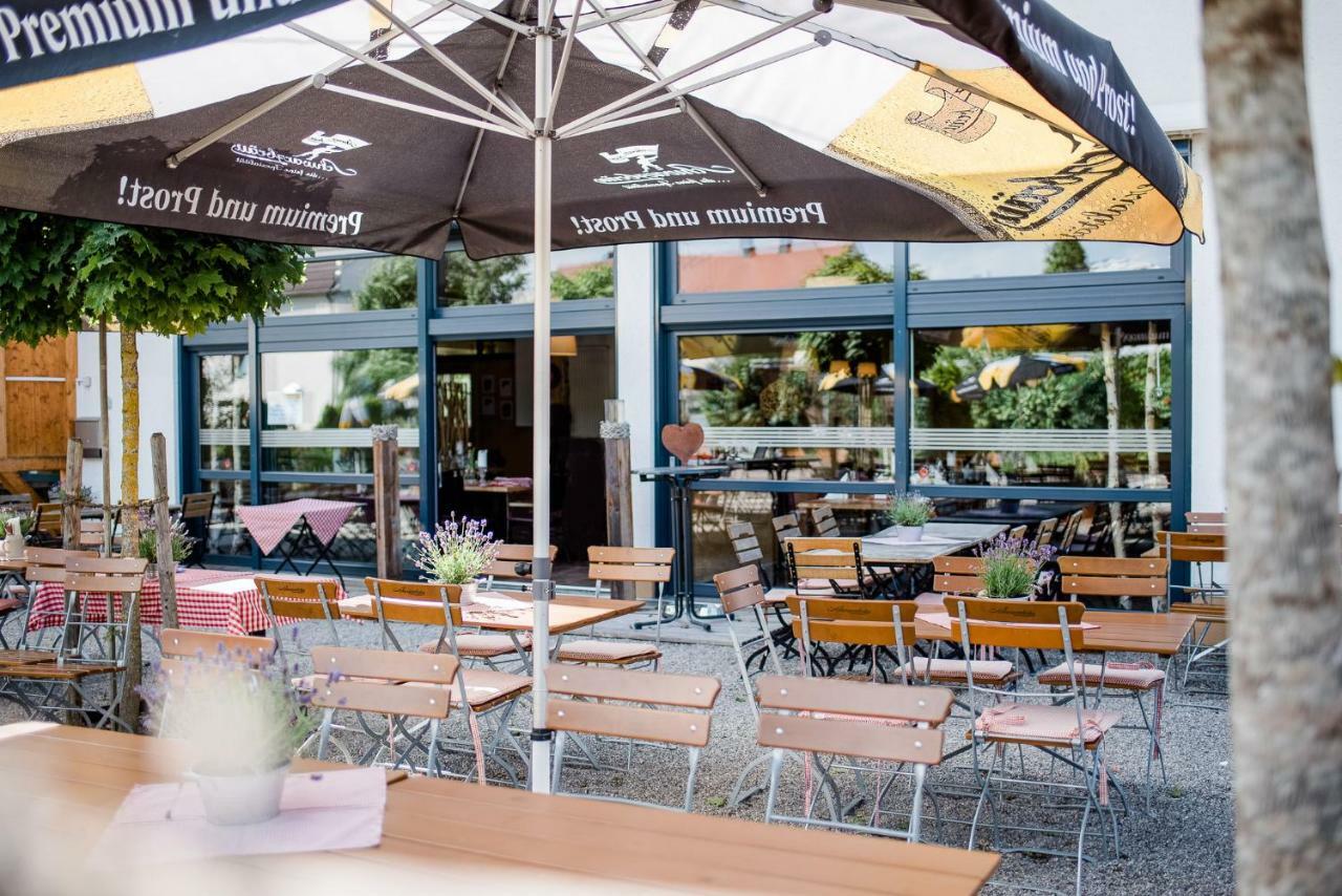 Hotel Kitz Ehemals Schlemmerhuette Langweid ภายนอก รูปภาพ